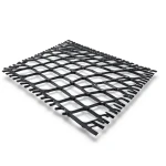 Hot Rolled Black Steel Expanded Metal Mesh Bahri 1.7 mm Thickness 1.22 m Width 6 m Length