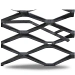 Hot Rolled (Black) Steel Expanded Metal Mesh Bahri 2 mm Thickness 6 m Length 1.22 m Width