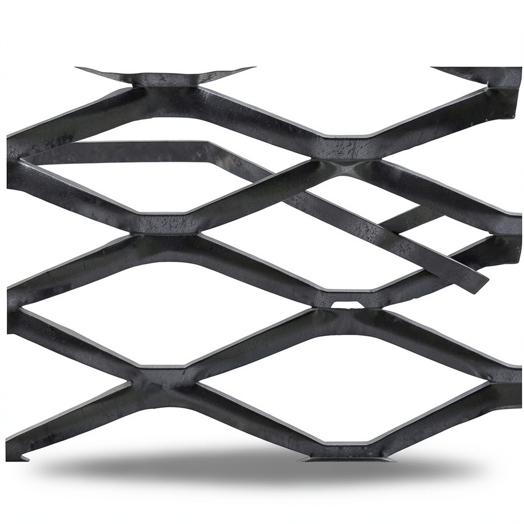 Hot Rolled (Black) Steel Expanded Metal Mesh Bahri 2 mm Thickness 6 m Length 1.22 m Width
