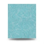 Italian Wallpaper Wavy Design Size 10mx1.06m Turquoise Color