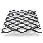 Hot Rolled Black Steel Expanded Metal Mesh Bahri 2.3 mm Thickness 1.22 m Width 6 m Length