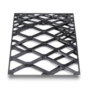 Hot Rolled Black Steel Expanded Metal Mesh Bahri 1.4 mm Thickness 1.22 m Width 6 m Length