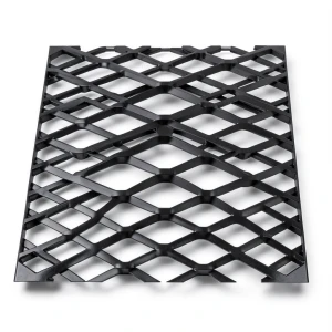 Hot Rolled Black Steel Expanded Metal Mesh Bahri 1.7 mm Thickness 1.22 m Width 6 m Length