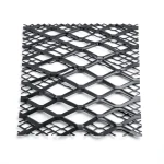 Hot Rolled Black Steel Expanded Metal Mesh Bahri 1.5 mm Thick 1.22x7 m