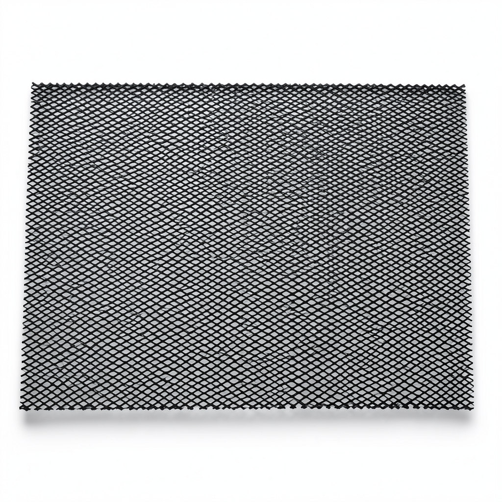 Hot Rolled Black Steel Expanded Metal Mesh Bahri 2.3 mm Thickness 1.22 m Width 6 m Length