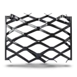Hot Rolled Black Steel Expanded Metal Mesh Bahri Thickness 2 mm Width 1.22 m Length 7 m