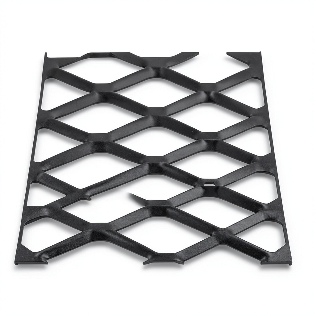 Hot Rolled Black Steel Expanded Metal Mesh Bahri 2.7 mm Thick 1.22x7 m