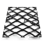 Hot Rolled Black Steel Expanded Metal Mesh 2.7 mm Thickness 1.22m Width 6m Length