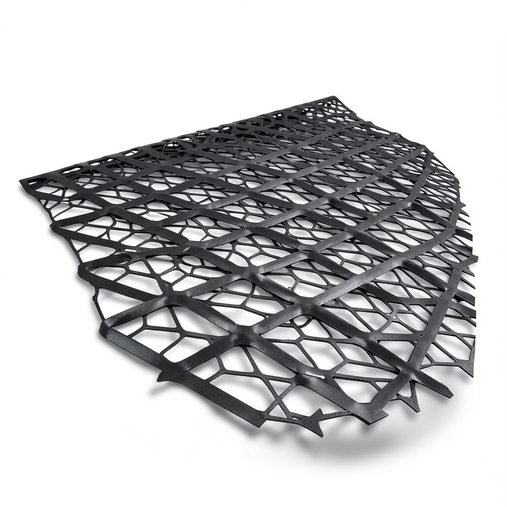 Hot Rolled Black Steel Expanded Metal Mesh Bahri 1.4 mm Thickness 1.22 m Width 7 m Length