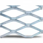 Galvanised Steel Expanded Metal Mesh  Bahri Thickness 5.8 mm Width 1.22 meter Length 7 meter | Bait Al Tatawor Company