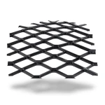 Hot Rolled Black Steel Expanded Metal Mesh Bahri Thickness 5.8 mm Width 1.22 meter Length 1 meter