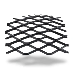 Hot Rolled Black Steel Expanded Metal Mesh Bahri Thickness 5.8 mm Width 1.22 meter Length 1 meter