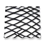 Hot Rolled Black Steel Expanded Metal Mesh Bahri 1.4 mm Thickness 1.22 m Width 7 m Length