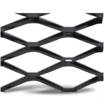 Hot Rolled Black Steel Expanded Metal Mesh Bahri Thickness 4.8 mm Width 1.22 M Length 2 M