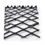 Hot Rolled Black Steel Expanded Metal Mesh Bahri Thickness 2 mm Width 1.22 m Length 7 m