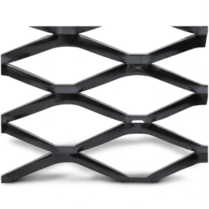 Hot Rolled Black Steel Expanded Metal Mesh Bahri 2.7 mm Thick 1.22x7 m
