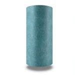Italian Wallpaper Wavy Design Size 10mx1.06m Turquoise Color