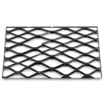Hot Rolled Steel Expanded Metal Mesh 6 mm Thickness 1.22 m Width 1 m Length, Black