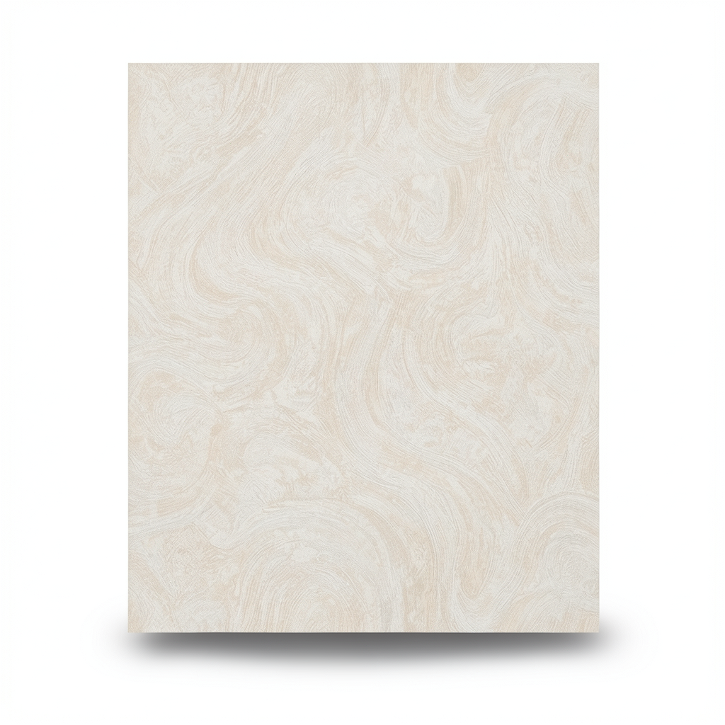 Italian Wallpaper Wavy Design Light Beige, Size 10m x 1.06m, Model 82720
