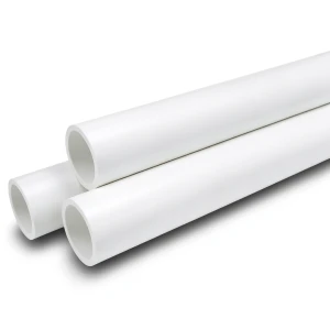 مواسير UPVC ضغط 6 بار قطر خارجي 500 مم سمك 14.6 مم لون أبيض