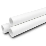 مواسير UPVC ضغط 4 بار قطر خارجي 250 مم سمك 4.9 مم لون أبيض