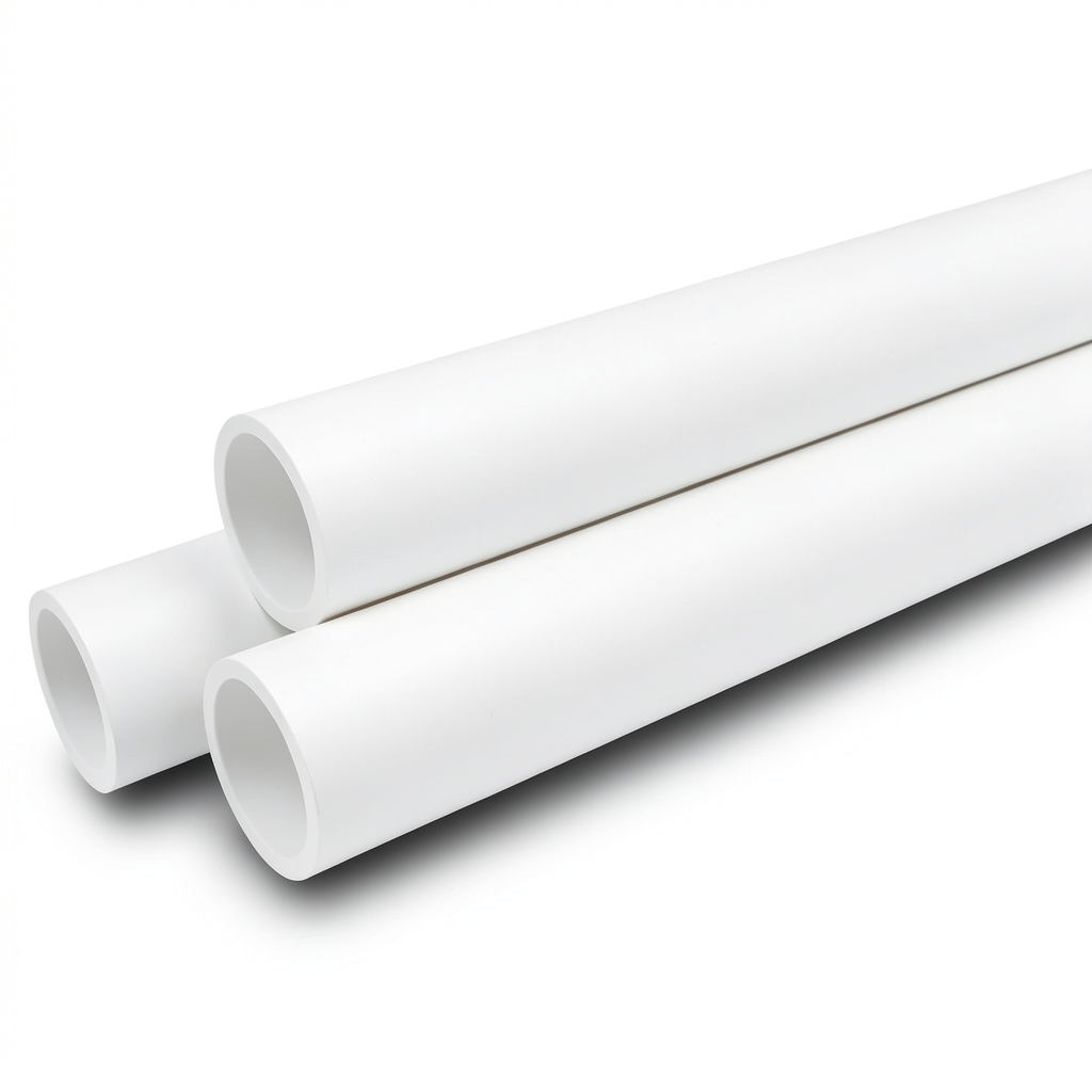 مواسير UPVC ضغط 4 بار قطر خارجي 250 مم سمك 4.9 مم لون أبيض