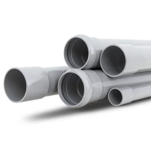 UPVC Pipes Nominal Pressure 16 Bar Outer Diameter 90 mm Thickness 6.7 mm Gray