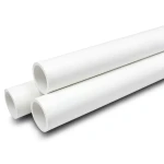مواسير UPVC ضغط 6 بار قطر خارجي 500 مم سمك 14.6 مم لون أبيض