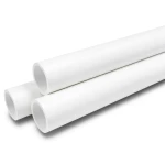 مواسير UPVC ضغط 4 بار قطر خارجي 75 مم سمك 1.8 مم لون أبيض