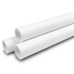 مواسير UPVC ضغط 4 بار قطر خارجي 250 مم سمك 4.9 مم لون أبيض