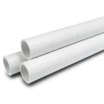مواسير UPVC ضغط 4 بار قطر خارجي 75 مم سمك 1.8 مم لون أبيض