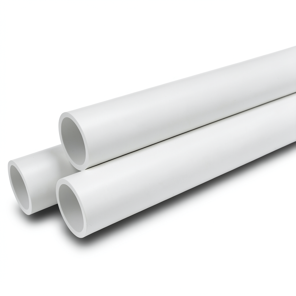 مواسير UPVC ضغط 4 بار قطر خارجي 75 مم سمك 1.8 مم لون أبيض