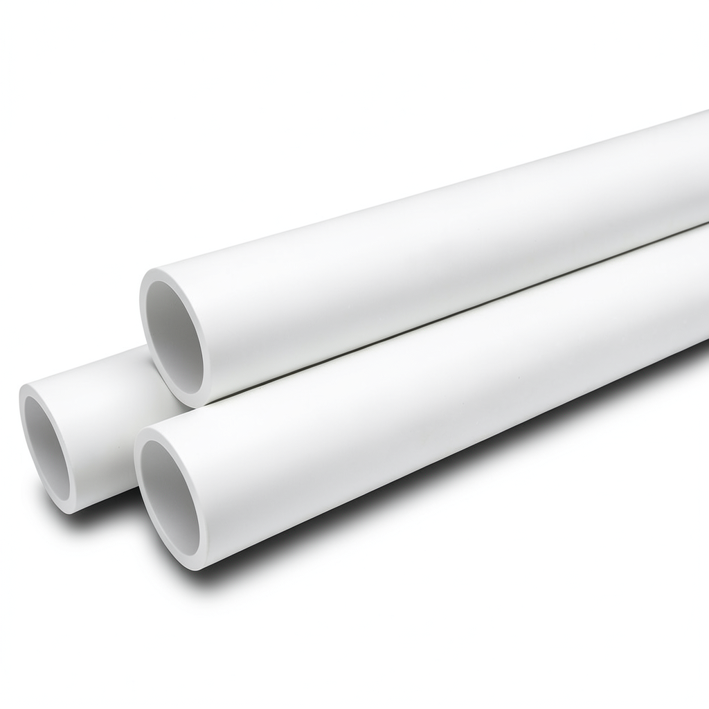 مواسير UPVC ضغط 4 بار قطر خارجي 110 مم سمك 2.2 مم لون أبيض