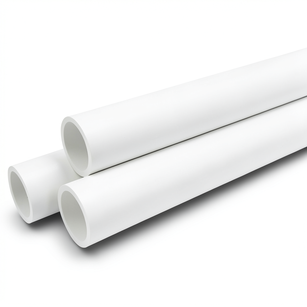 UPVC Pipes Nominal Pressure 4 Bar Outer Diameter 160 mm Thickness 3.2 mm White