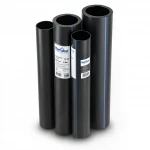 مواسير HDPE نيبروبلاست PE 100 ضغط 4 بار قطر خارجي 160 مم سمك 4.0 مم لون اسود