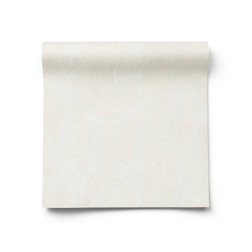 Italian Wallpaper Creamy Color Wavy Design, Size 10mx1.06m, Model 82725