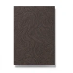 ورق جداري ايطالي تصميم مموج لون بني داكن، مقاس 10 م×1.06 م، موديل 82726