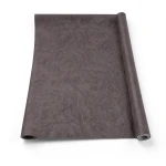Italian Wallpaper Wavy Design Dark Brown, Size 10mx1.06m, Model 82726