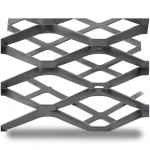 Hot Rolled Black Steel Expanded Metal Mesh Bahri 6mm Thickness 1.22m Width 2m Length Bait Al Tatawor