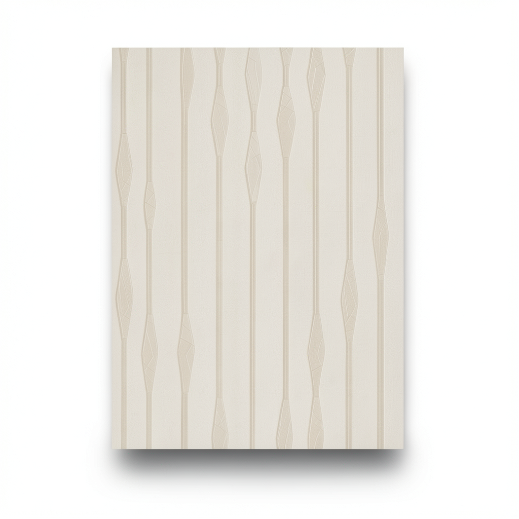 Italian Wall Covering Striped 10m x 0.73m Beige
