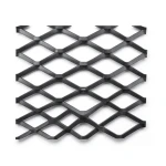 Hot Rolled Black Steel Expanded Metal Mesh Bahri 4.8 mm Thickness 1.22 m Width 3 m Length