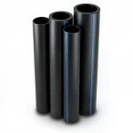 مواسير HDPE نيبروبلاست PE 100 ضغط 4 بار قطر خارجي 355 مم سمك 8.7 مم لون اسود