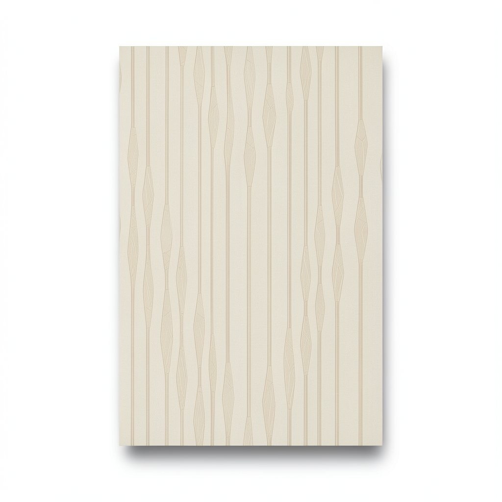 Italian Wall Covering Striped 10m x 0.73m Beige