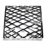 Hot Rolled Steel Expanded Metal Mesh 6 mm Thickness 1.22x3 m Black