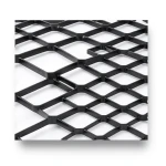 Hot Rolled Black Steel Expanded Metal Mesh Bahri 5.8 mm Thickness 1.22 m Width 4 m Length