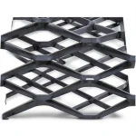 Hot Rolled Black Steel Expanded Metal Mesh Bahri 4.8 mm Thickness 1.22 m Width 3 m Length