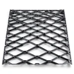Hot Rolled Black Steel Expanded Metal Mesh Bahri Thickness 5.8 mm Width 1.22 m Length 5 m