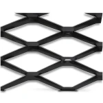 Hot Rolled Black Steel Expanded Metal Mesh Bahri 6mm Thickness 1.22m Width 2m Length Bait Al Tatawor