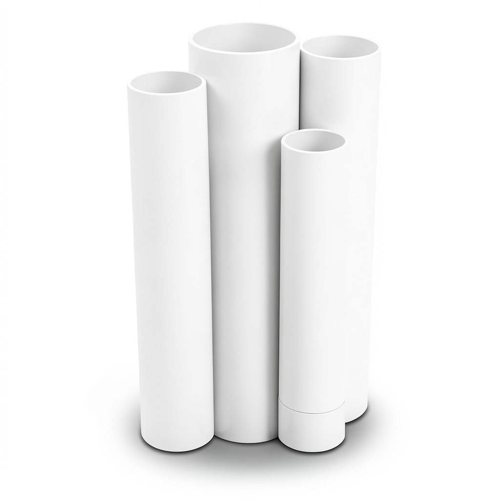مواسير UPVC ضغط 21 بار قطر خارجي 60.2 مم سمك 5.5 مم لون أبيض