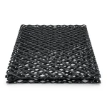 Hot Rolled Steel Expanded Metal Mesh Bahri 4.8 mm Thick 1.22x4 m Black